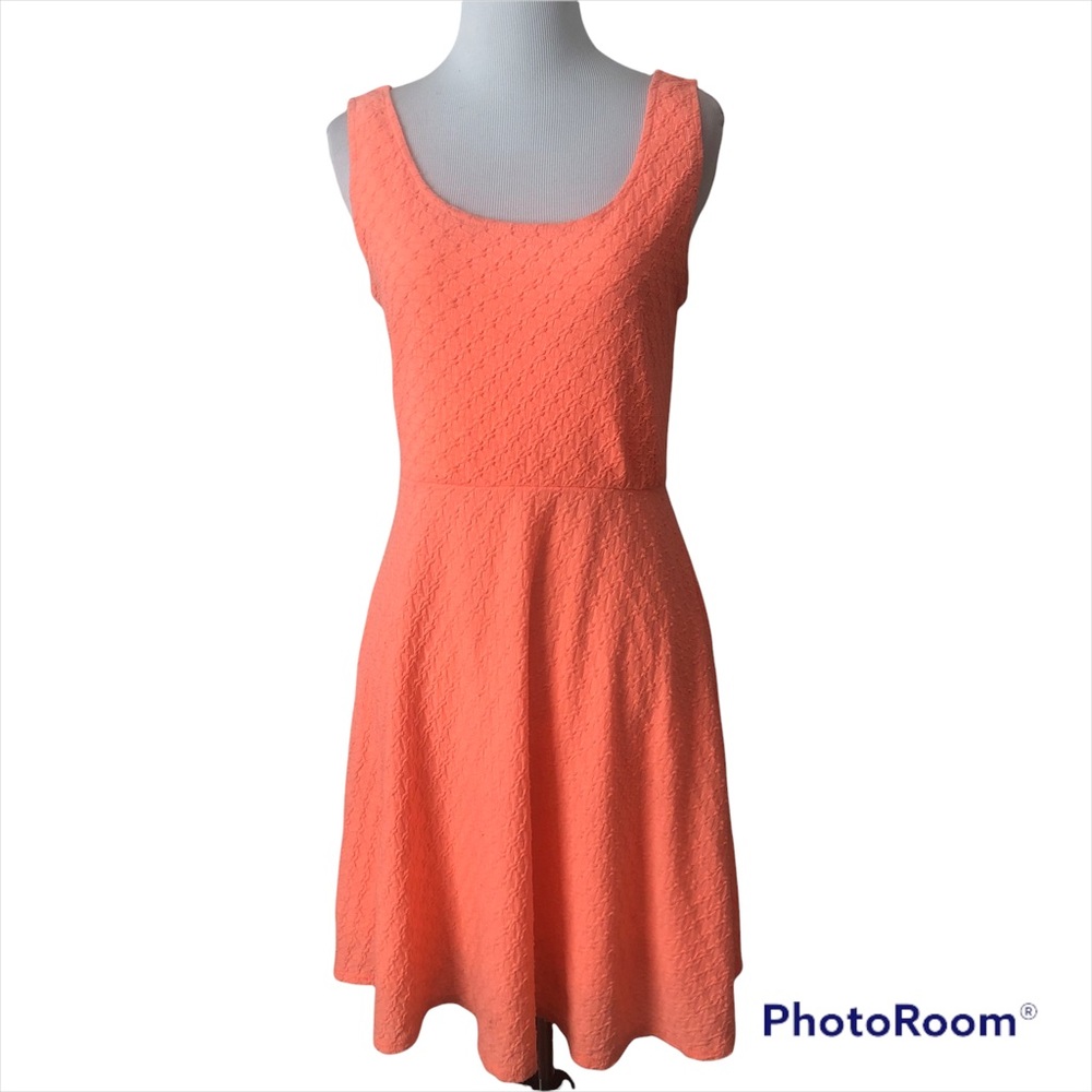 Mossimo sundress Bright Peach Colored Sundress Dress 
size Medium